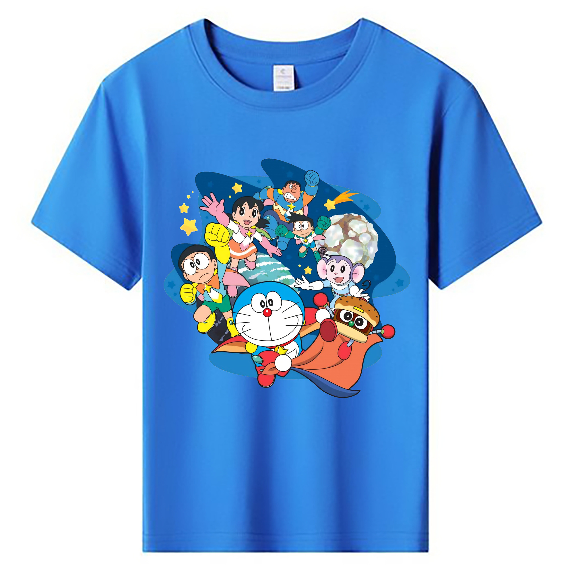 （画像用） ドラえもん Doraemon 綿100％キッズTシャツ（フロントプリント）
